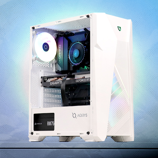 Carcasa AQIRYS Canopus White ARGB - PC Garage